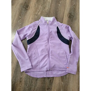 Women's‎ Nike Purple Track Jacket size Medium #4